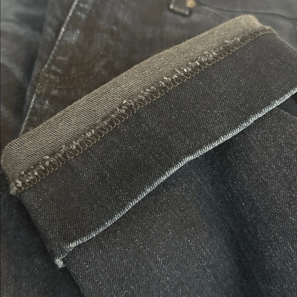 AG ADRIANO GOLDSCHMIED THE MARI Dark Wash High Rise Straight Leg Jeans 27 - Picture 15 of 15